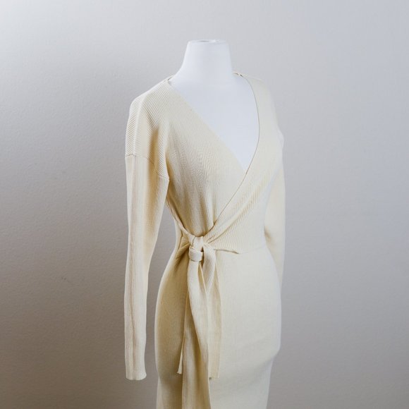 NEW Line & Dot Emma Wrap Sweater Dress - Picture 6 of 14